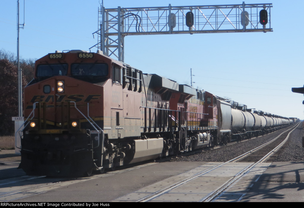 BNSF 6550 West